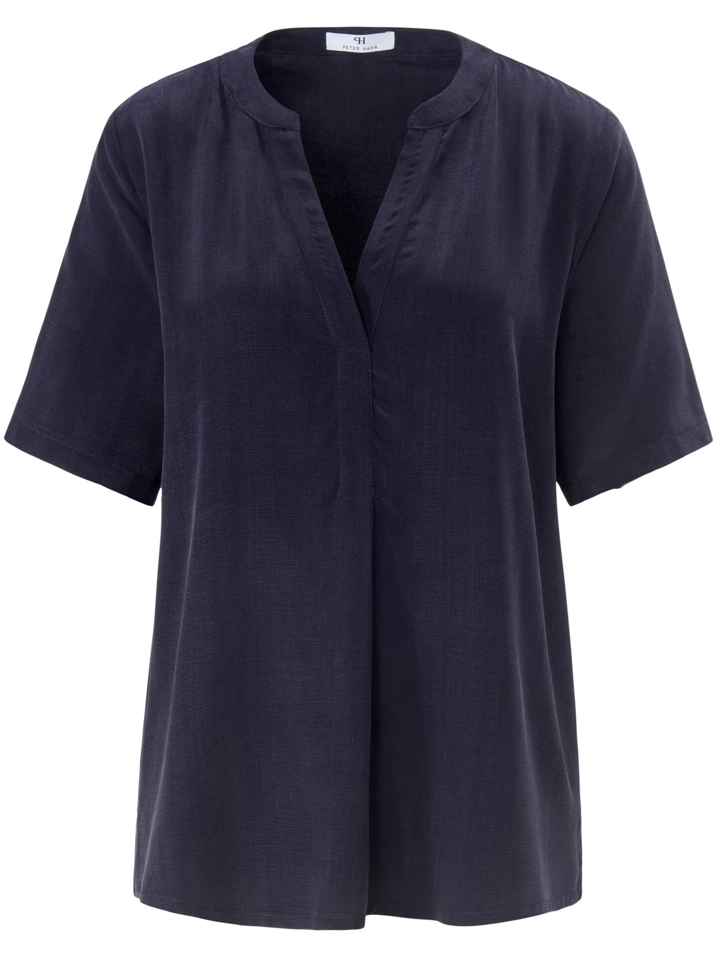 Blouse korte mouwen Van Peter Hahn blauw