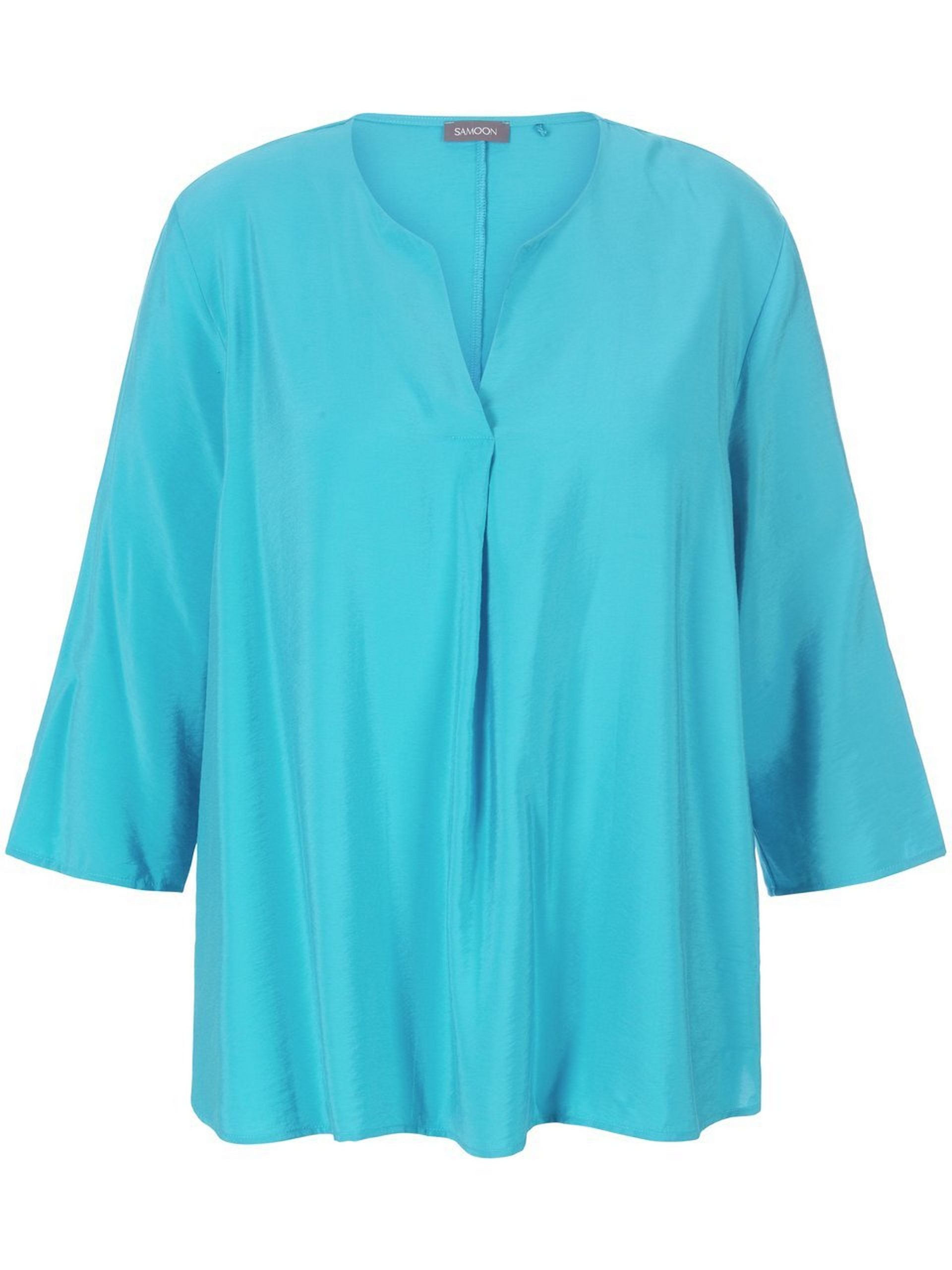 Blouse zonder sluiting Van Samoon blauw