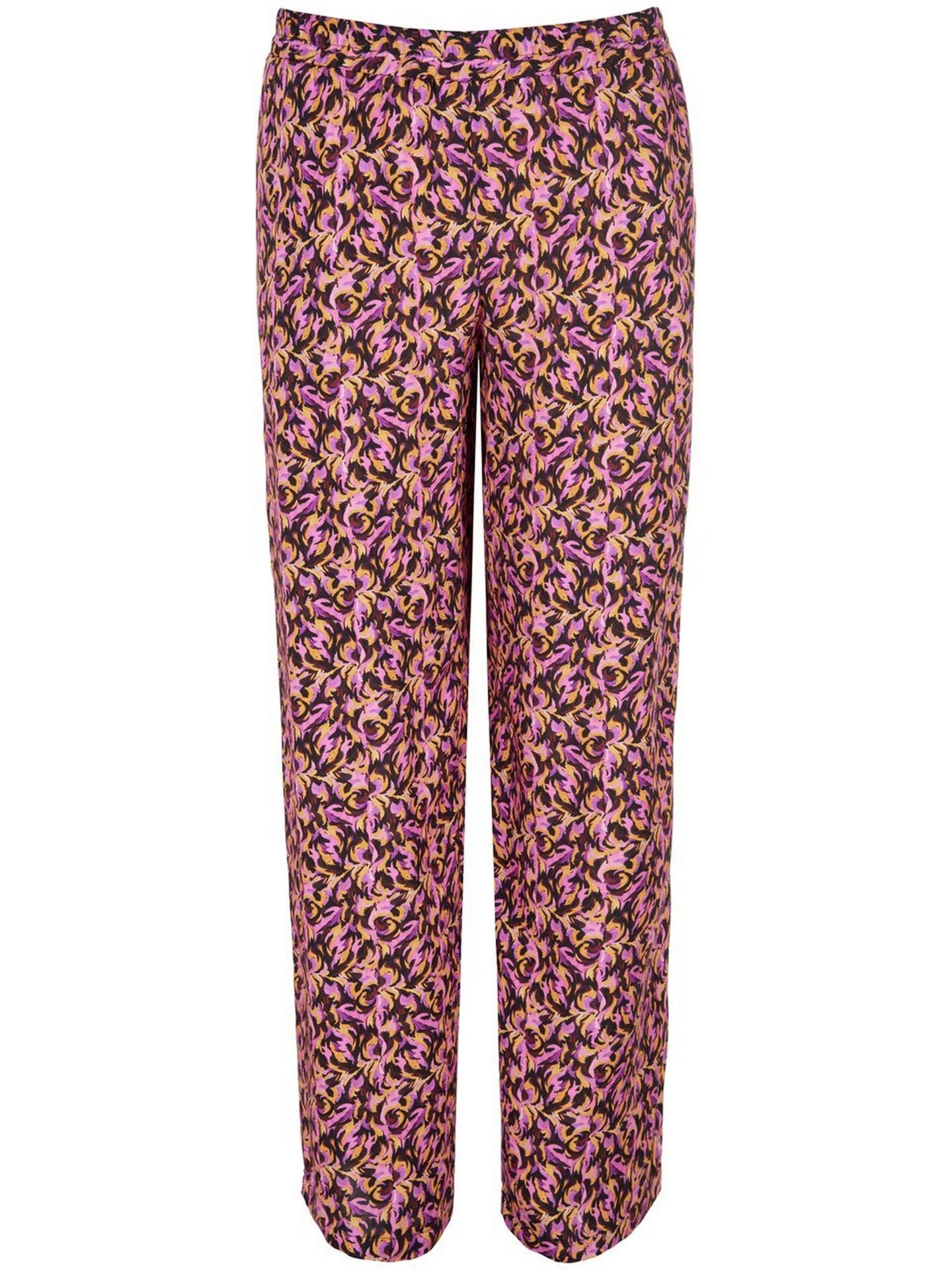 Broek 100% viscose Van Emilia Lay multicolour