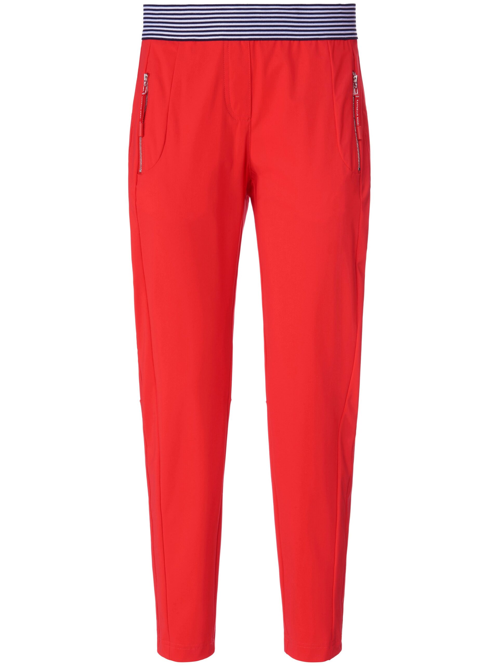 Enkellange broek zonder sluiting Van Raffaello Rossi rood