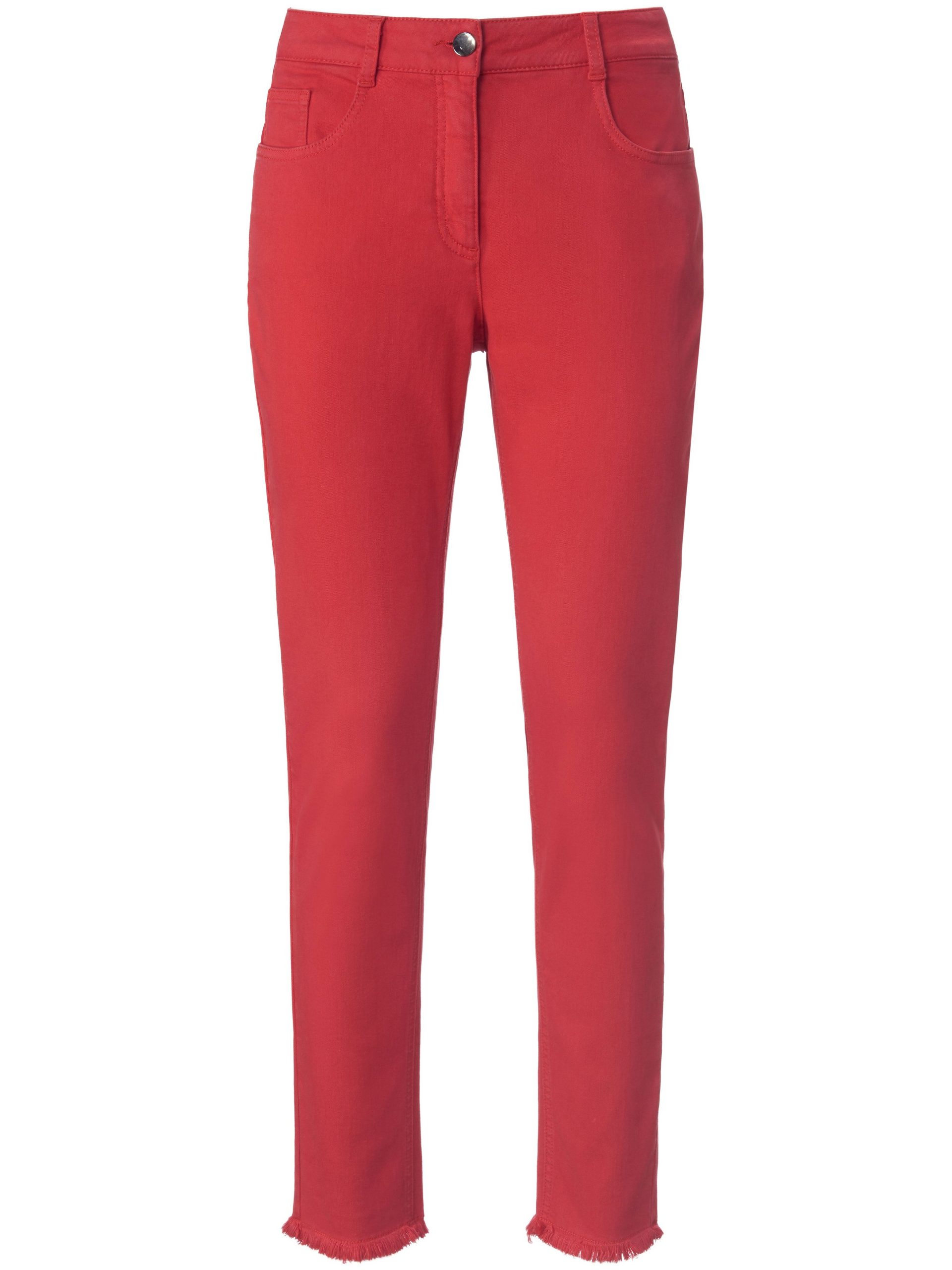 Jeans in smal 5-pocketsmodel Van MYBC rood