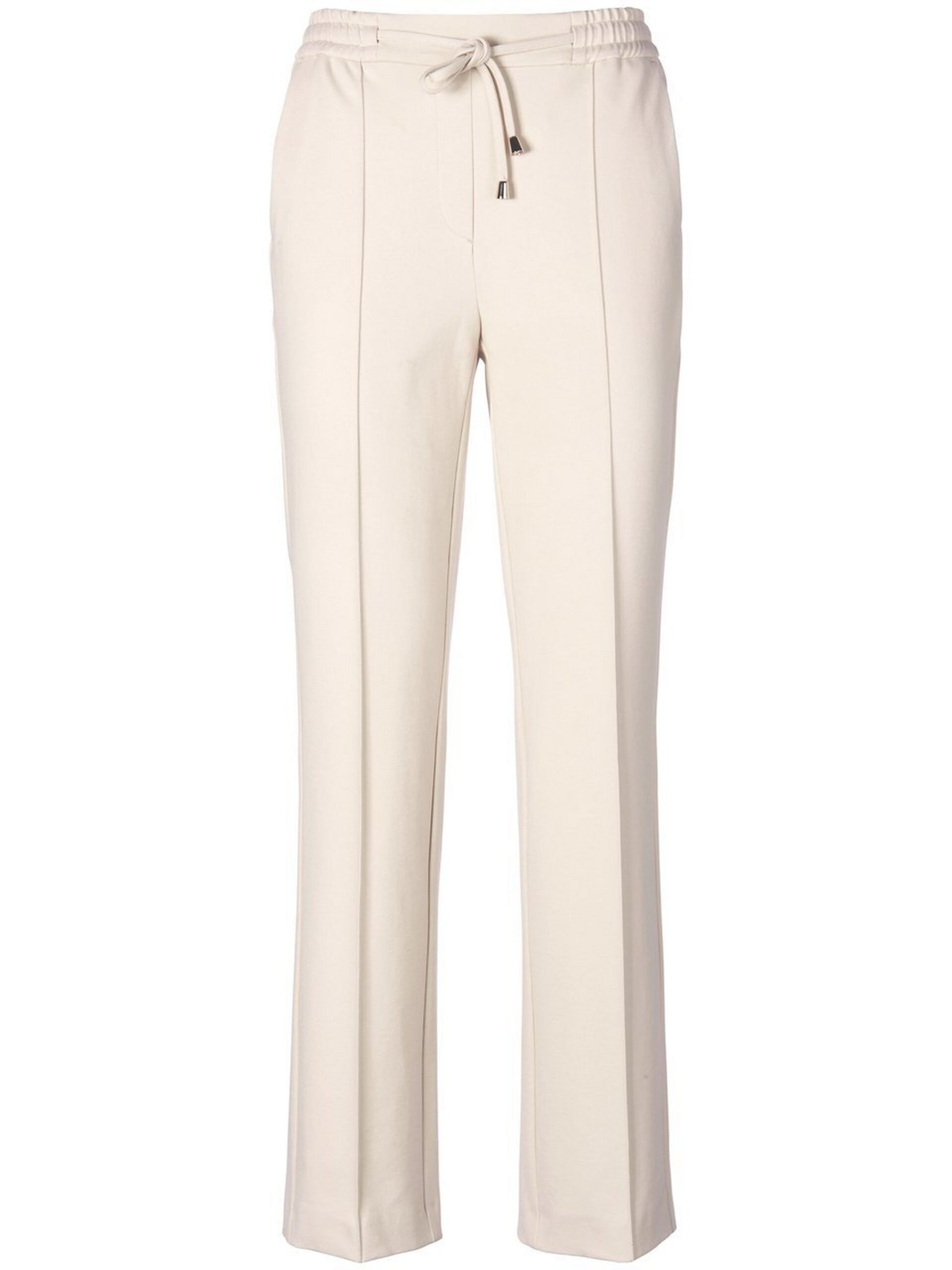 Jersey broek pasvorm Cornelia Van Peter Hahn beige