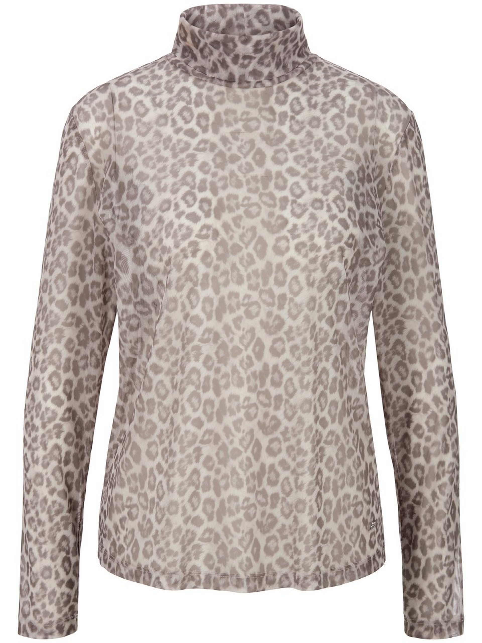 Mesh-shirt lange mouwen Van BASLER beige