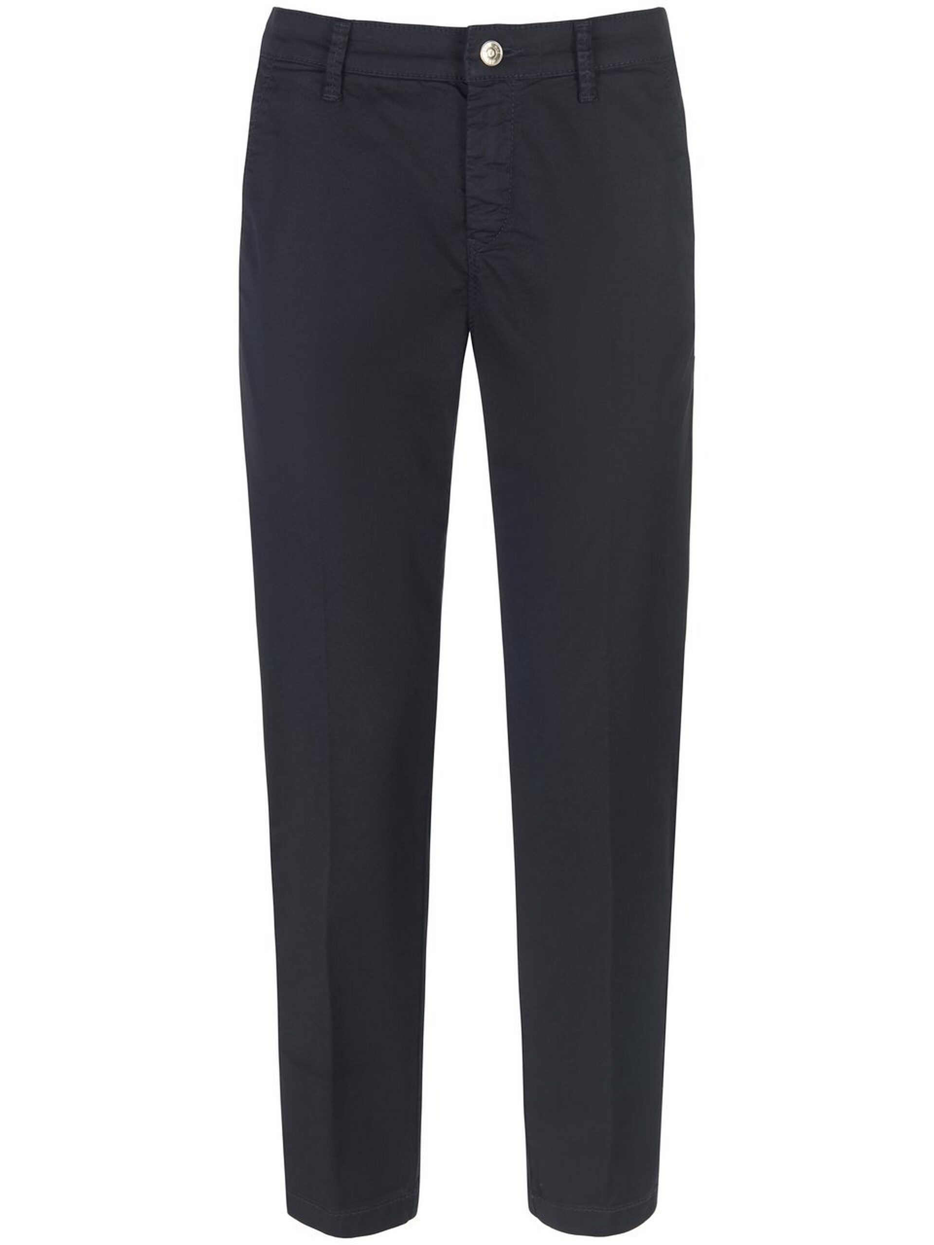 Straight Fit-7/8-broek model Chino Turn Up Van Mac blauw